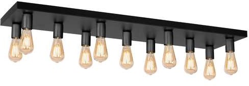 Luminex Filo 1316 plafon lampa sufitowa 11x60W E27 czarny