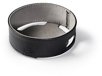 Hama pokrowiec ochronny osłona do Amazon Echo Dot, 2. generacji (ze sztucznej skóry pokrowiec ochronny do transportu i przechowywania) Cover/czarna 00181526