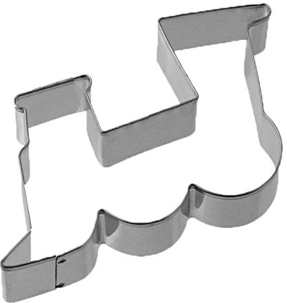 Zenker 7789 foremka do wycinania Patisserie lokomotywa blachy cienkie i taśmy szerokie, włącznie ze Biały, Srebrny, 6 x 9,5 x 1,7 cm 7789