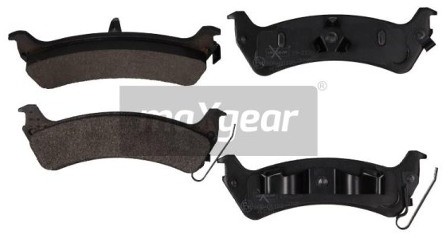 MaxGear Zestaw klocków hamulcowych, hamulce tarczowe 19-2139