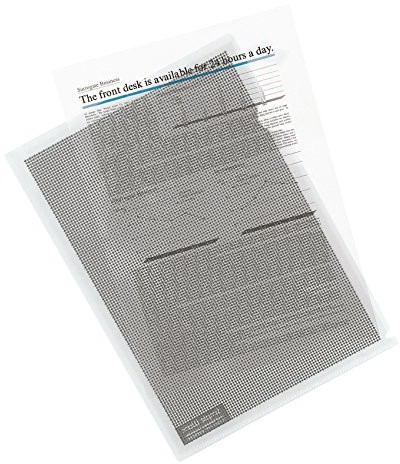 Plus Japan Camouflage etui, ochrona przed wzrokiem, ochrony danych, DIN A4, 5 szt. w opakowaniu, przezroczysty FL-127CH CL