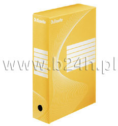 Zdjęcia - Teczka / pudełko Esselte Pudełko archiwizacyjne  boxy 100 mm poj. 1000 kartek żółte 