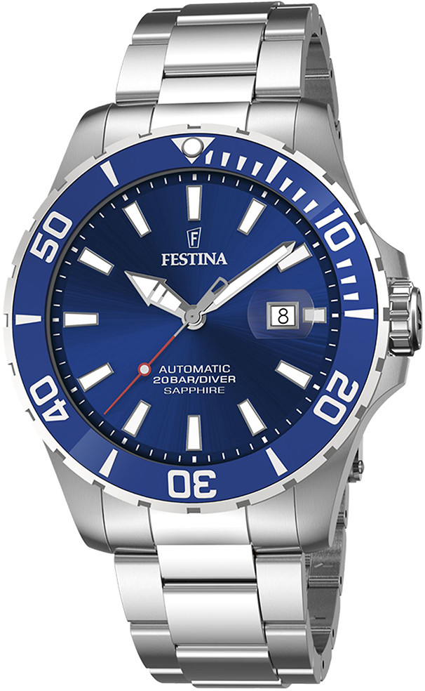 Festina Zegarek F20531-3 Diver Sapphire Automatic -