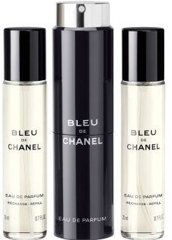 Chanel Bleu de Travel Spray 3x20ml woda perfumowana ozdobne opakowanie+wkłady 3145891073003