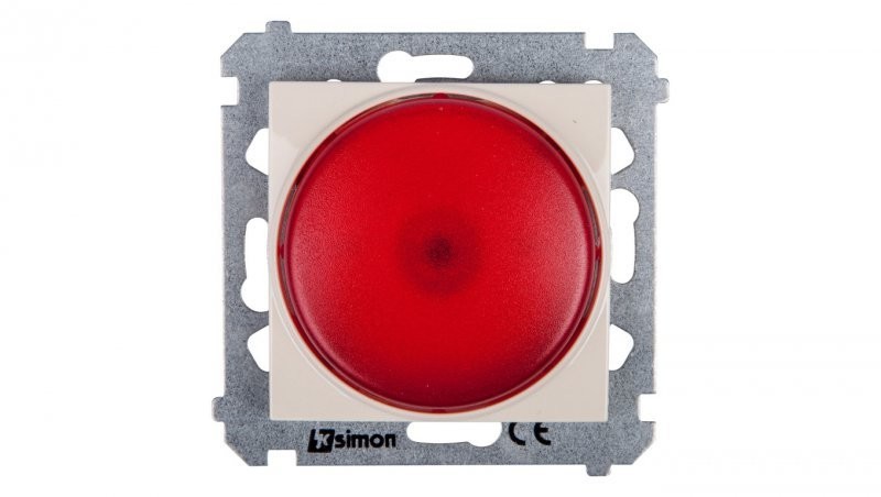 Kontakt Simon Simon 54 Sygnalizator świetlny LED czerwone światło kremowy DSS2.01/41 DSS2.01/41