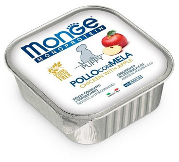 Monge Fruit Dog Monoprotein Junior Kurczak z jabłkiem 150g