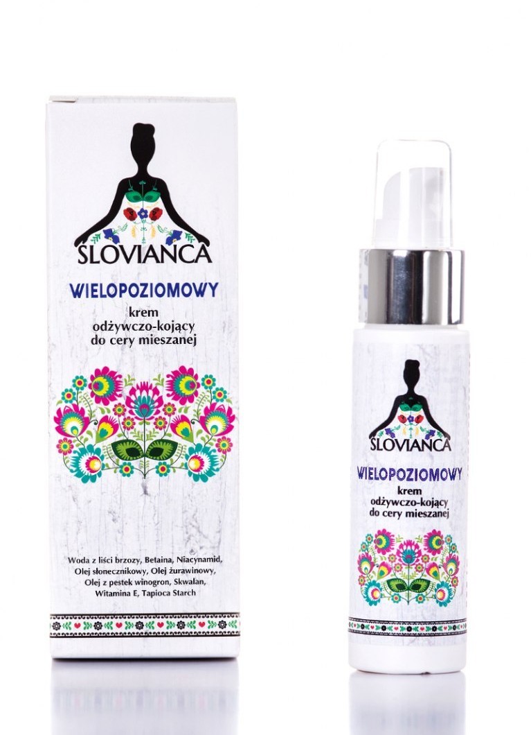 SLOVIANCA Wielopoziomowy krem odżywczo-kojący do cery mieszanej 50ml