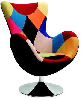 Halmar Fotel Butterfly Patchwork Halmar(V-CH-BUTTERFLY-FOT-PATCHWORK