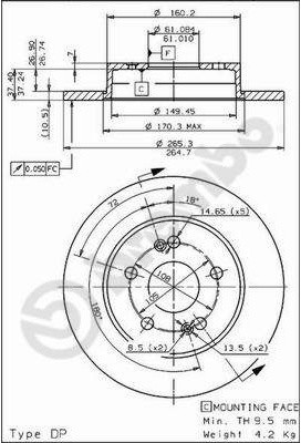 BREMBO 08.5645.10 08.5645.10
