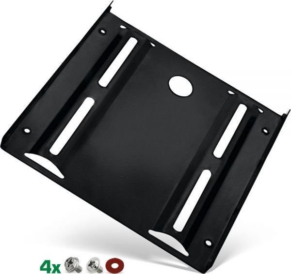 InLine HDD SSD mounting frame 2.5 "to 3.5" with mounting screws black 39950S