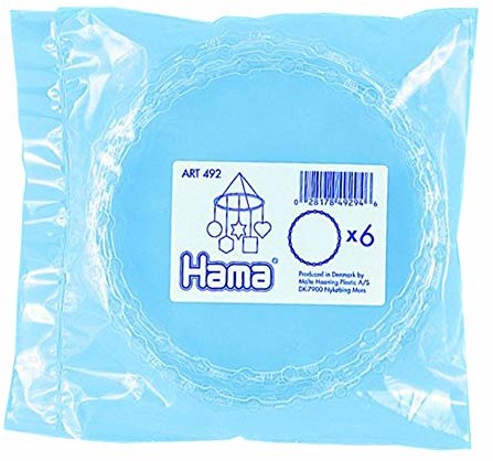Hama koraliki 492  Mobile ring, 6 sztuka w woreczku