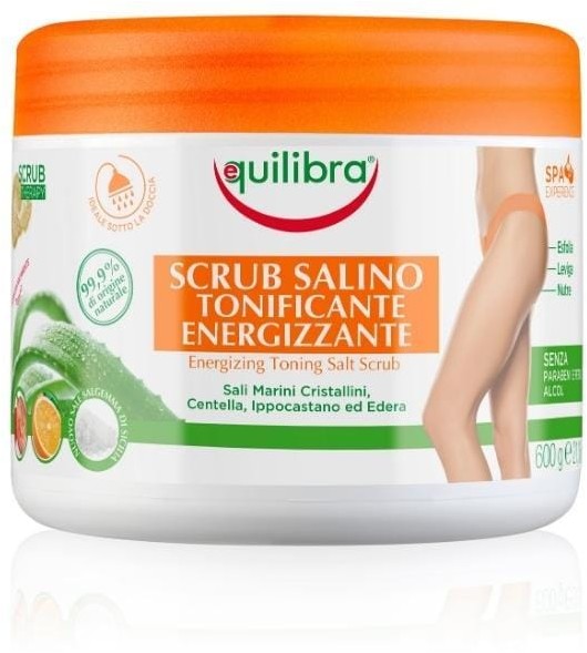 EQUILIBRA Pielęgnacja ciała Tonizująco energetyzujący peeling solny do ciała 600.0 g