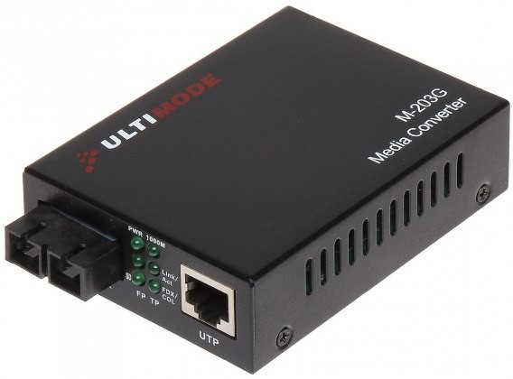 ULTIMODE MEDIA KONWERTER JEDNOMODOWY M-203G ULTIMODE M-203G