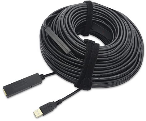 Value 12991111 aktywne przedłużacz kabla, USB 2.0 30 m Czarny 12991111