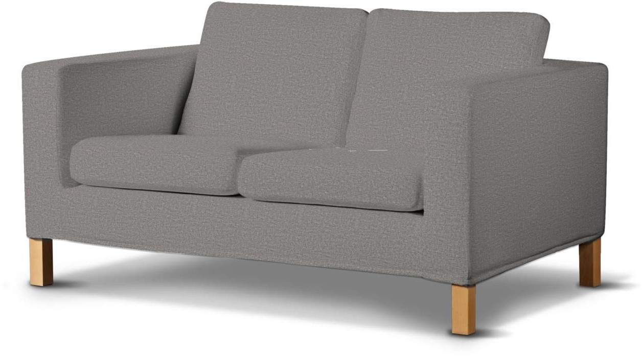 Dekoria Pokrowiec na sofę Karlanda 2-osobową nierozkładaną krótki szary Sofa Karlanda 2-os Edinburgh 658-115-81