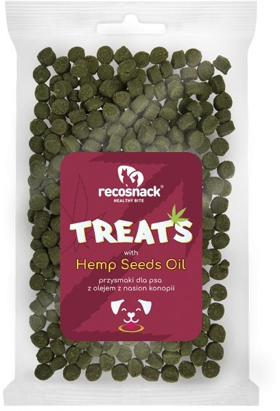 Фото - Корм для собак Recosnack treats hemp przysmaki z konopi 200 g 
