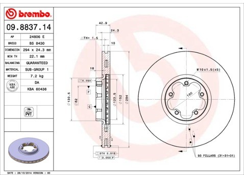 BREMBO 09.8837.14