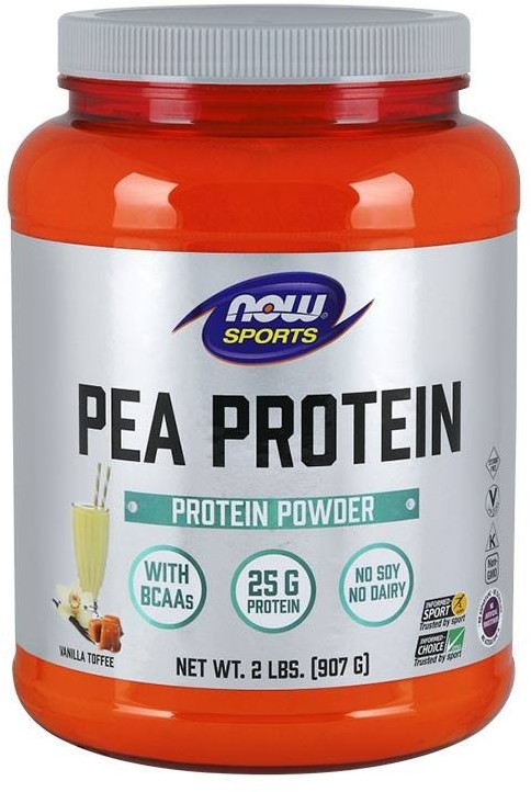 NOW Foods Odżywa Białkowa PEA PROTEIN 907g Smaki Creamy Chocolate