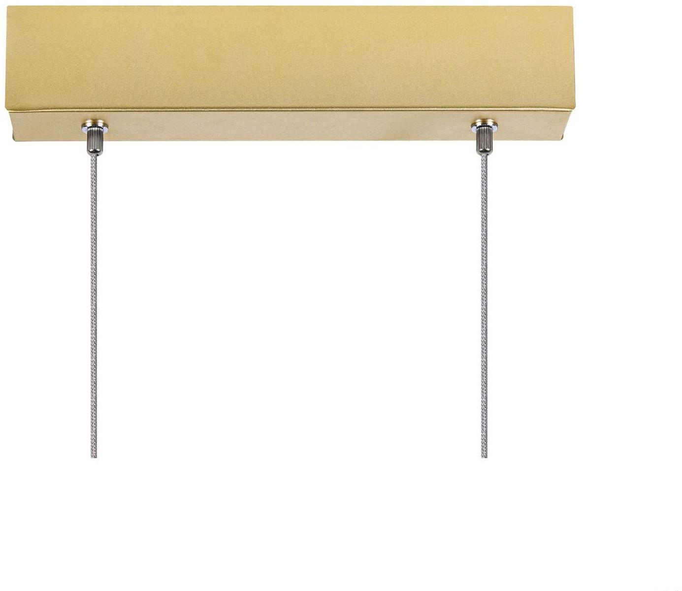 SLV One Linear żyrandol LED, 104 cm, mosiądz