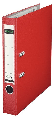 Leitz 180° segregator z tworzywa sztucznego, czerwony wąskie 1015-RD