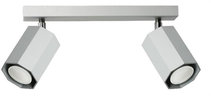 Lampex Plafon Hex 2 popiel lampex_744/2 POP