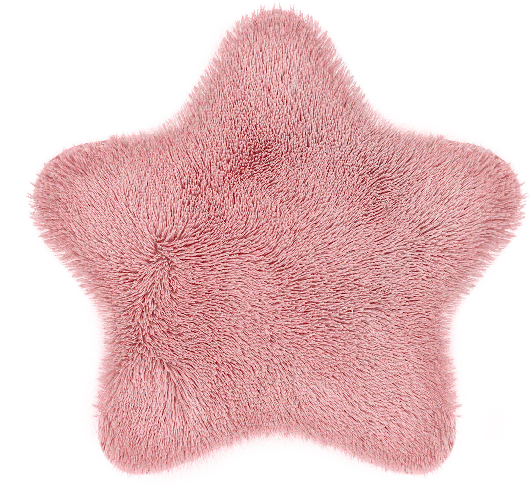 Domarex Sztuczna skóra Soft Star Plush różowy 60 x 60 cm