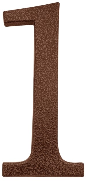 Stahl Cyfra 1  190 mm aluminium złoty brąz