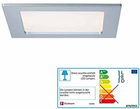 Paulmann LED lampa do montażu w łazience 12 W ciepła biel 92080 chrom 92080