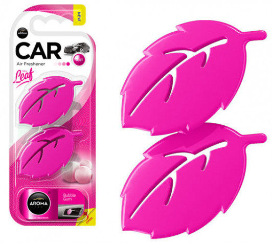 Aroma Car MTM INDUSTRIES Odświeżacz powietrza leaf 3d - bubble gum AMI-A83130