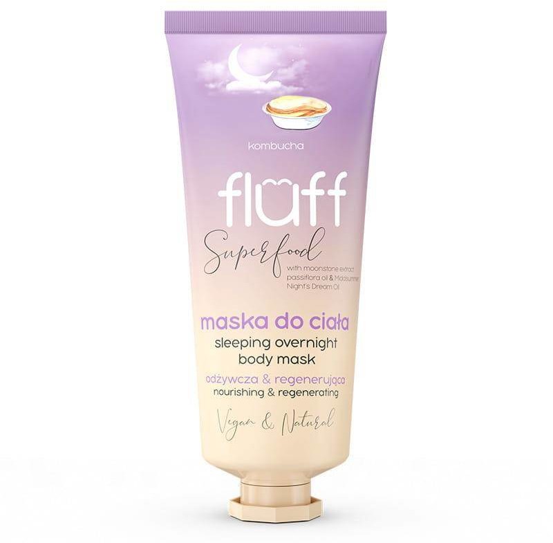 Fluff Sleeping Overnight Body Mask odżywczo-regenerująca maska do ciała Kombucha 150ml 93070-uniw