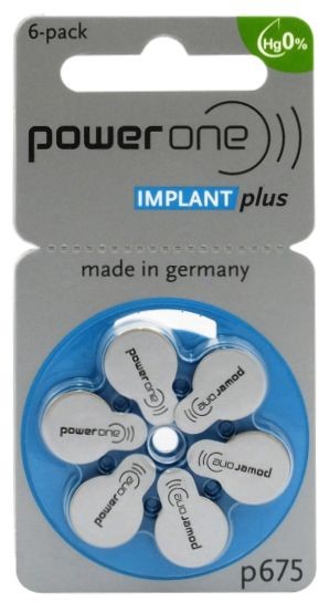 Varta 30 x baterie do aparatów słuchowych Power One Implant Plus 675 MF