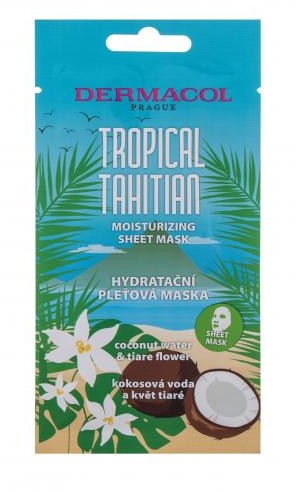 Dermacol Tropical Tahitian Moisturizing maseczka do twarzy 1 szt