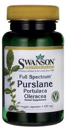 SWANSON Full Spectrum Purslane Portulanca Oleracea (Portulanka pospolita) 400mg 60 kaps. SW551