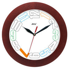 Atrix Zegar drewniany solid leniwe godziny ATW300NT