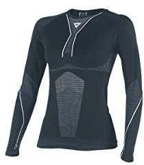 DAINESE D-CORE DRY TEE LS damska, czarno-biała, rozmiar L 202915929622L