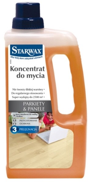 Starwax Koncentrat do mycia parkietów i paneli  1 l