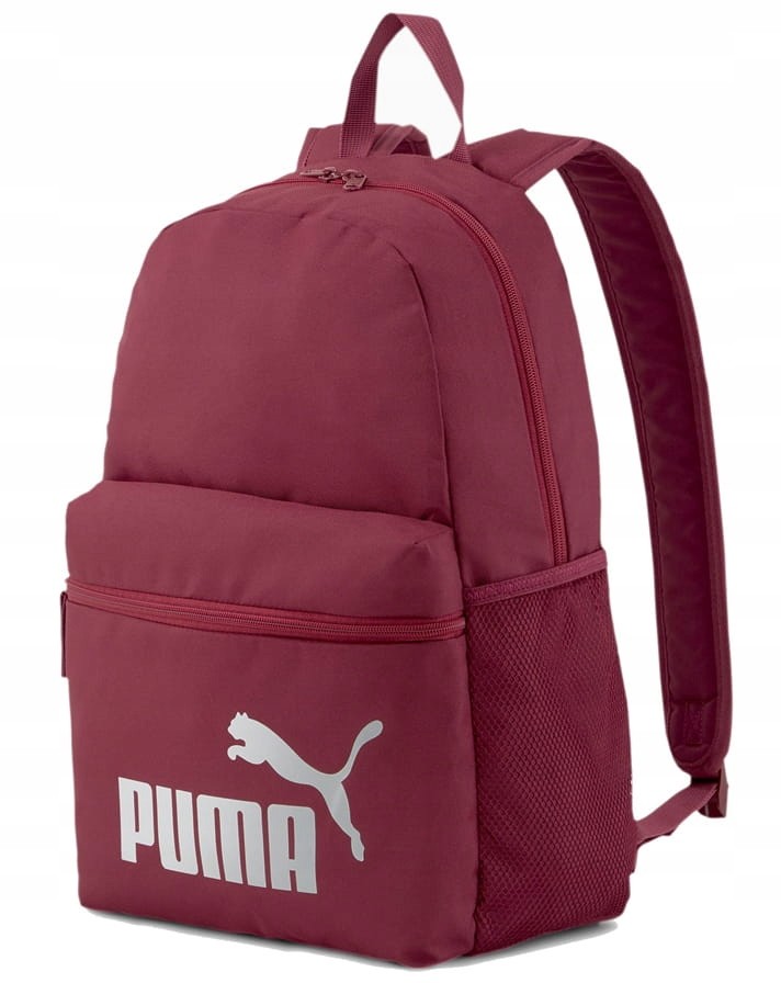 Puma Plecak Szkolny Bordowy Damski Dziewczęcy 22L