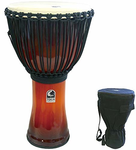 Toca Djembe Freestyle lina tuningowana afrykański zachód słońca 35 cm SFDJ-14AFS SFDJ14AFSB