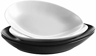 MÄSER Mäser 931240 seria Glendale, 6-częściowy zestaw talerzy, talerze deserowe, talerze do jadalni, talerze do zupy dla 2 osób, porcelana 931241