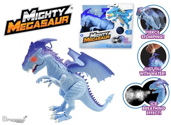 DRAGON Mighty Megasaur Mighty Megasaur 28 CM Battery Operated Smoke Breathing 987-80074