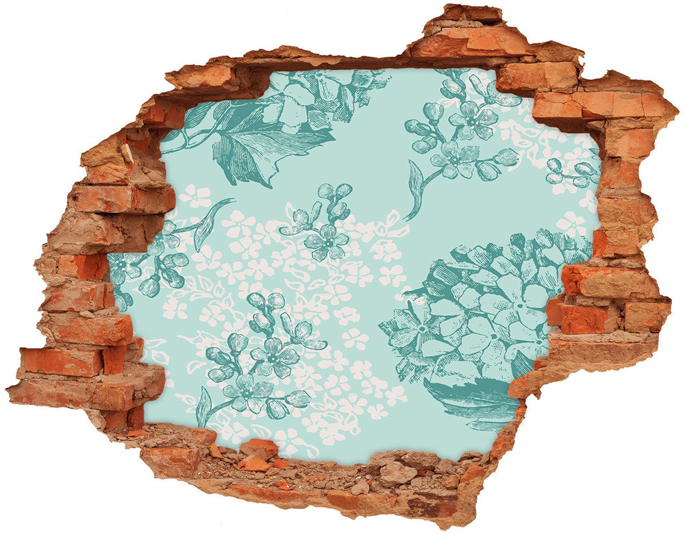 Wallmuralia.pl Naklejka 3D dziura na ścianę samoprzylepna Bez