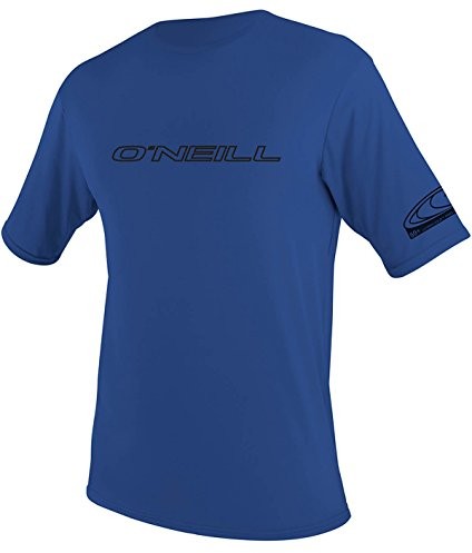 ONEILL wetsuits męski Basic Skins S/S TEE Rash Vest, niebieski, l 3402-018-L
