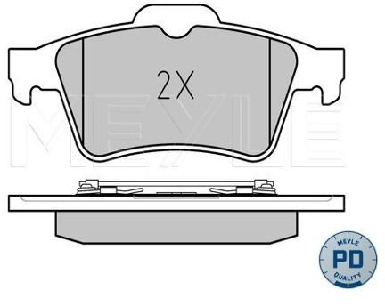 Wulf Gaertner Autoparts Zestaw klocków hamulcowych, hamulce tarczowe Wulf Gaertner Autoparts 025 234 8216/PD