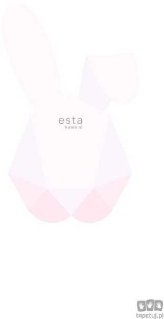 Esta Home Biała fototapeta z królikiem 158855_opcje