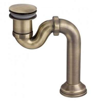 Omnires W10/BR syfon do wanien retro brąz antyczny W10/BR