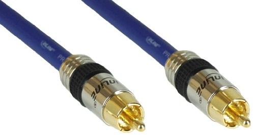 InLine cinch Cable, 1 X cinch, Stecker/Stecker, 25 m 4043718108374
