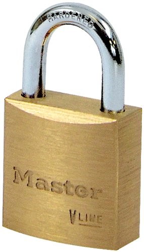 Master Lock Typ 123 V Line 20 MM klucz z mosiądzu z kłódką równocześnie zamykający 4120KA-123