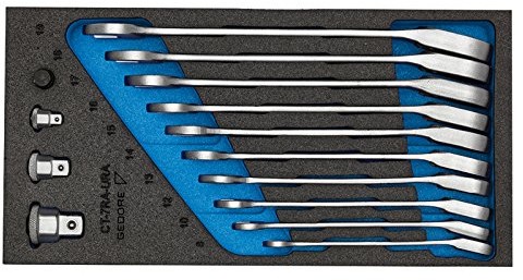 GEDORE Gedore klucz szczękowy komplet z pierścieniem, grzechotka, moduł przełączane w 1/3 CT 1500 CT1  7 URA 1500 CT1-7 URA