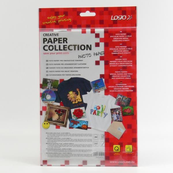 Logo foto papier połysk biała A4 210 g/m2 10 szt 15015