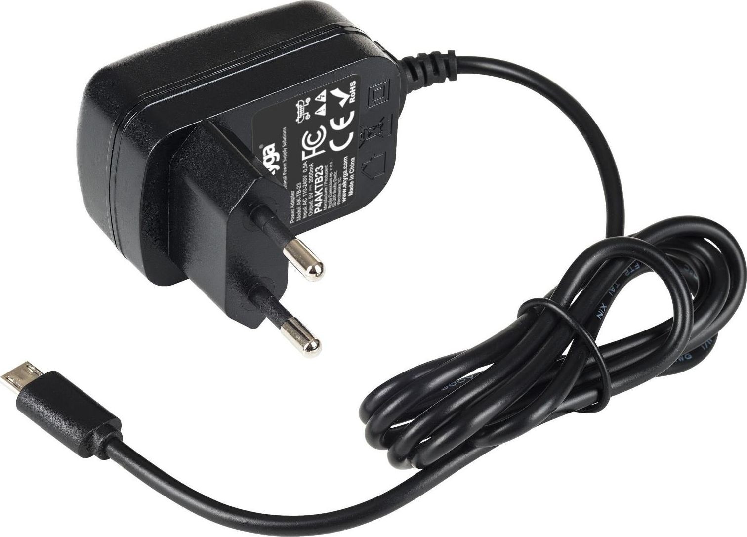 Akyga Ładowarka Universal power adapter AK-TB-23 5.0V 2.0A 10W micro USB B 1.0m AK-TB-23